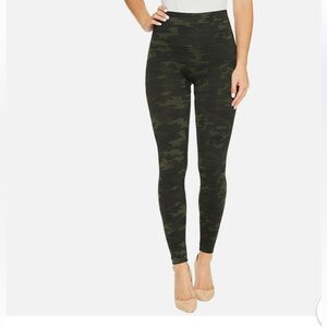 SPANX Green Camo Leggings